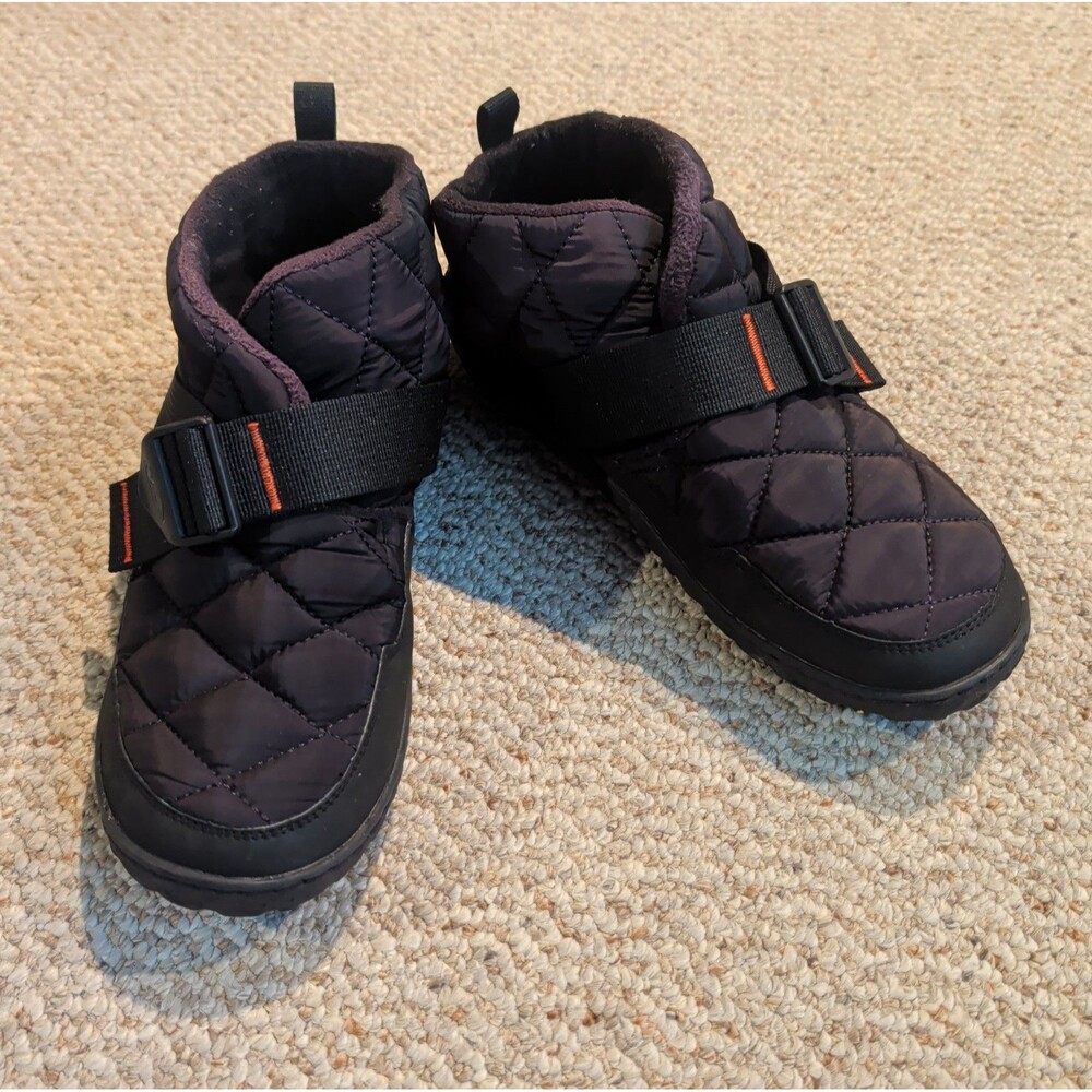 Chaco Ramble Puff Rugged Ankle Boots Shoes Mens 10.5 Black Quilted Fleece Lined